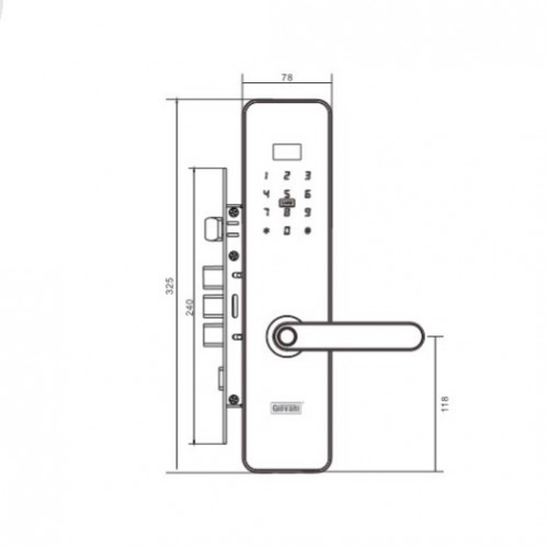 KHÓA ĐIỆN TỬ GIOVANI GSL-U311B