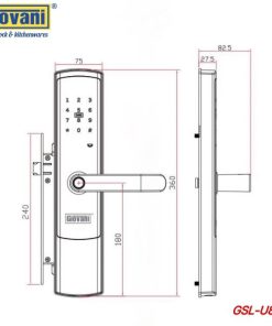 KHÓA THÔNG MINH GIOVANI GSL-U801G - 11