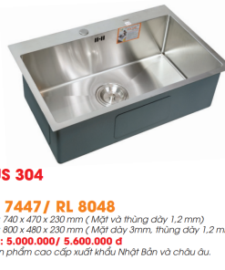 Chậu rửa chén Roland RL-RL 7447 - 8 Chậu rửa chén Roland RL-RL 7447 - 7