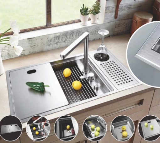 Chậu rửa chén Roland RL-RL 8045R - 7