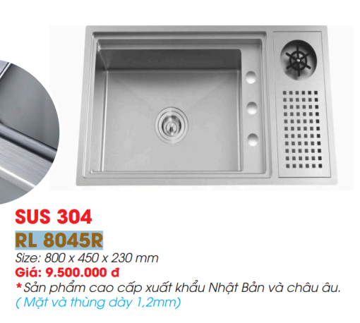 Chậu rửa chén Roland RL-RL 8045R - 3