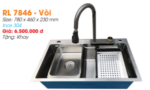 Chậu Rửa Chén ROLAND RL 7846 - Vòi - 7