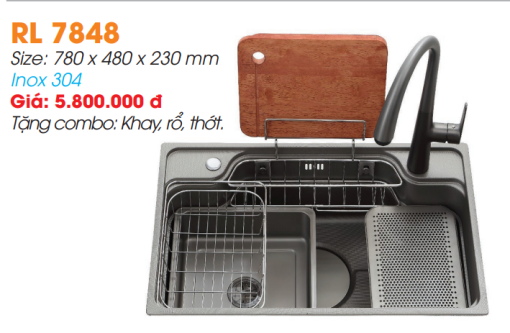Chậu rửa chén Roland RL-RL 7848 - 3