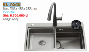 CHẬU RỬA CHÉN ROLAND RL 7648 - 7