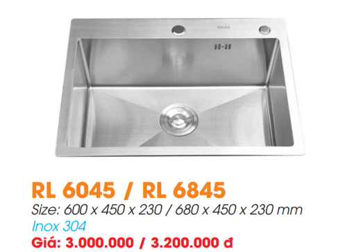 Chậu rửa chén Roland RL-RL 6045 - 3