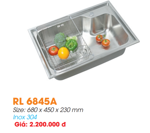 Chậu rửa chén Roland RL-RL 6845A - 3