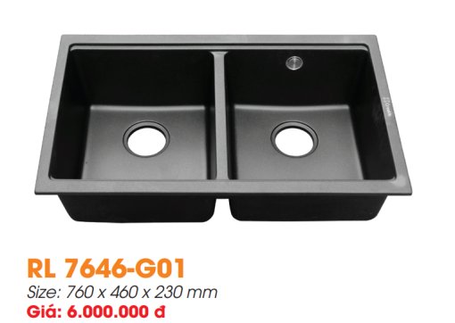 Chậu rửa chén Roland RL-RL 7646-G01 - 3