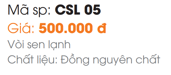 Củ Sen Lạnh  Roland RL-CSL 05