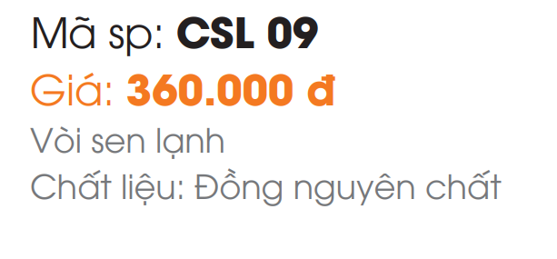 Củ Sen Lạnh  Roland RL-CSL 09