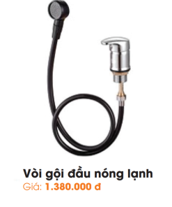 Vòi Gội Đầu Nóng Lạnh Roland - 6 Vòi Gội Đầu Nóng Lạnh Roland - 5