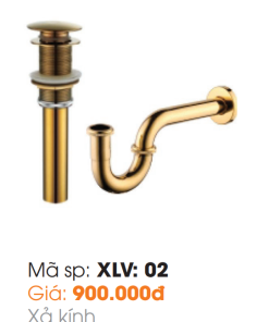 Bộ Xả Kính Đồng Xi Vàng Roland RL-XLV 02 - 10 Bộ Xả Kính Đồng Xi Vàng Roland RL-XLV 02 - 9