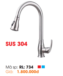 Vòi Rửa Chén Roland RL-734 - 8 Vòi Rửa Chén Roland RL-734 - 7