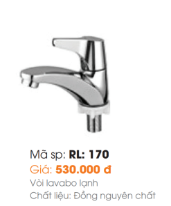 Vòi Lavabo Roland RL-170 - 8 Vòi Lavabo Roland RL-170 - 7