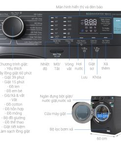 Máy giặt Electrolux Inverter 10 Kg EWF1024P5SB - 21