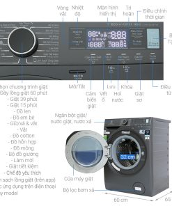 Máy Giặt Electrolux Inverter 10 Kg EWF1042R7SB - 23