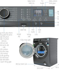 Máy giặt Electrolux Inverter 9 kg EWF9024P5SB - 31