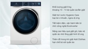 Máy giặt Electrolux Inverter 9 Kg EWF9024P5WB - 29
