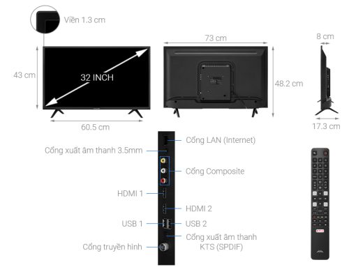 Smart Tivi FFalcon 32 inch 32SF1 - 3