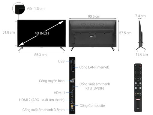 Smart Tivi FFalcon 40 inch 40SF1 - 3