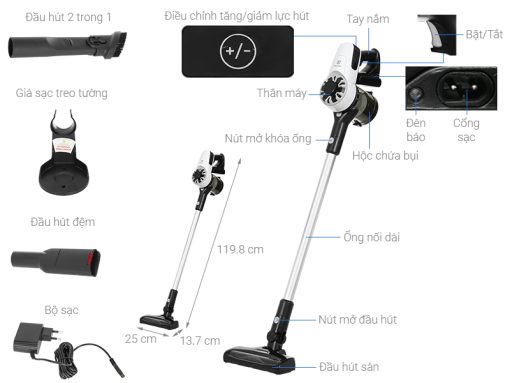 Máy hút bụi không dây Electrolux EFP31212 - 3