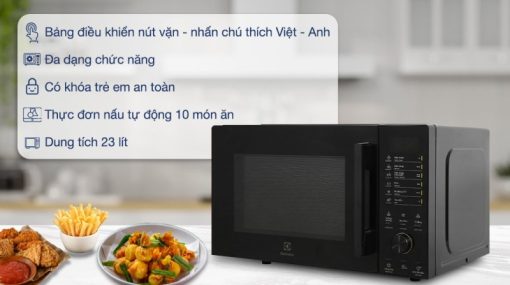 Lò Vi Sóng Kết Hợp Nướng Electrolux EMG23D22B - 7