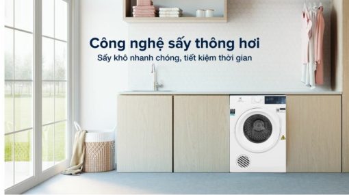 Máy Sấy Thông Hơi Electrolux 7.5 Kg EDV754H3WB - 17