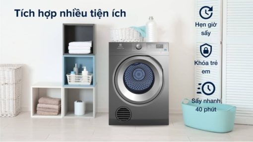 Máy Sấy Thông Hơi Electrolux 8.5 Kg EDS854N3SB - 5
