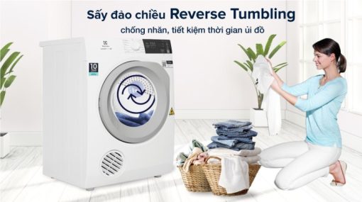Máy Sấy Thông Hơi Electrolux 8.5 Kg EDV854J3WB - 11