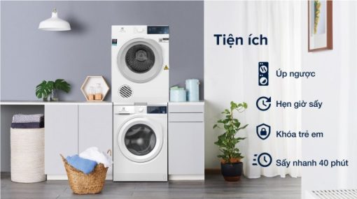Máy Sấy Thông Hơi Electrolux 8.5 Kg EDV854J3WB - 7