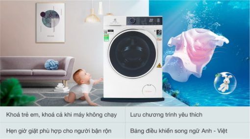 Máy Giặt Sấy Electrolux Inverter 9/6 Kg EWW9024P5WB - 9