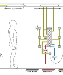 Sen Tắm Âm Tường Roland RL-SCA 004 - 11