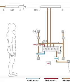 Sen Tắm Âm Tường Roland RL-SCA 002 - 22 Sen Tắm Âm Tường Roland RL-SCA 002 - 21