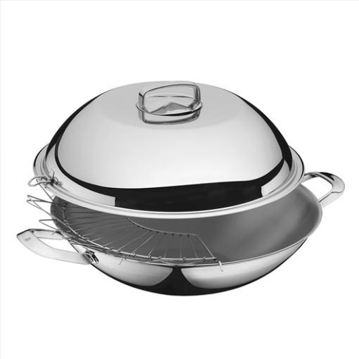 CHẢO LÒNG SÂU WMF CHINESE WOK 5-PLY 40CM 0799576040 - 3