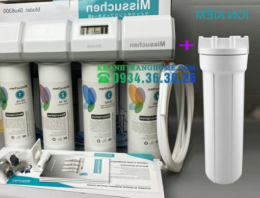 BỘ LỌC NANO TIỀN XỬ LÝ MÁY ION KIỀM TỐT NHẤT HIỆN NAY NANO MISSUCHEN PLUS