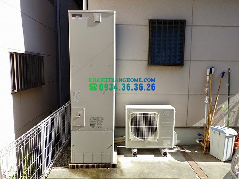 MÁY NƯỚC NÓNG TRUNG TÂM HEAT PUMP MITSUBISHI SRT-N465 460 LÍT