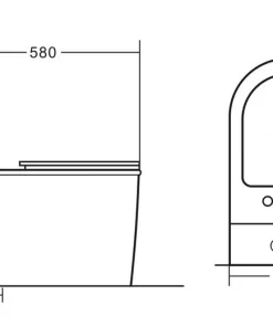 Bồn Cầu Một Khối Roland 3604 - 14 Bồn Cầu Một Khối Roland 3604 - 13