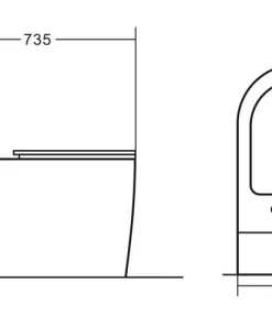 Bồn Cầu Một Khối Roland 3620 - 14 Bồn Cầu Một Khối Roland 3620 - 13
