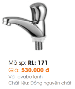 Vòi Lavabo Roland RL-171 - 7