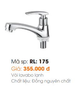 Vòi Lavabo Roland RL-175 - 7