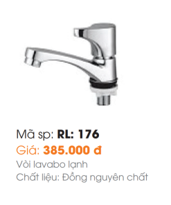 Vòi Lavabo Roland RL-176 - 7