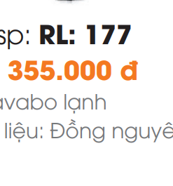 Vòi Lavabo Roland RL-177 - 9