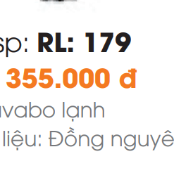 Vòi Lavabo Roland RL-179 - 9