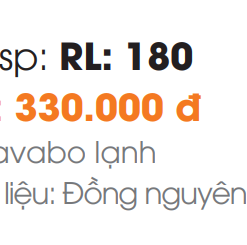Vòi Lavabo Roland RL-180 - 10 Vòi Lavabo Roland RL-180 - 9