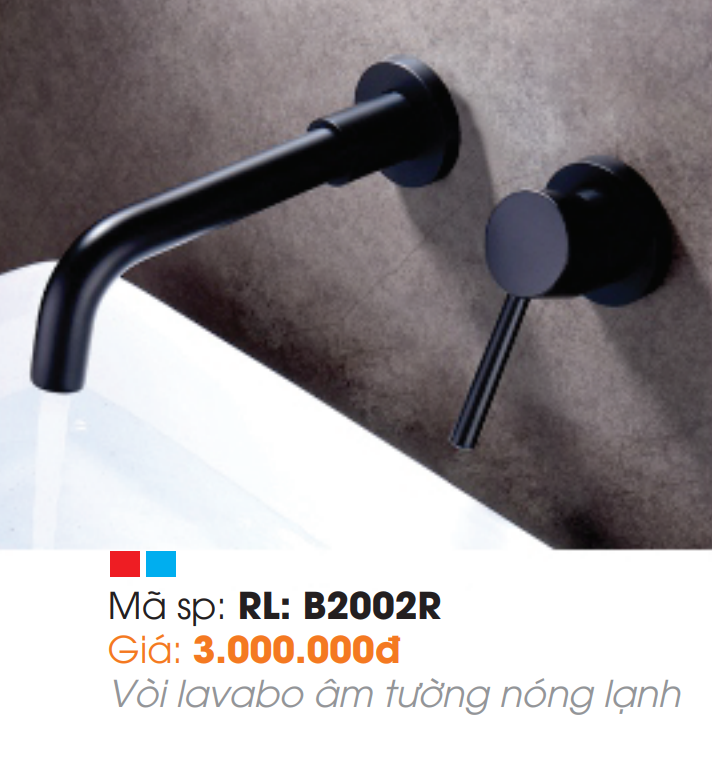 Vòi Lavabo Âm Tường Roland RL-B2002R