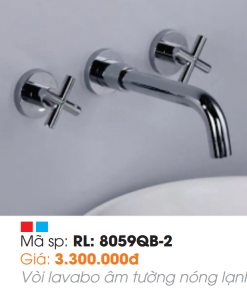 Vòi Lavabo Âm Tường Roland RL-8059QB-2 - 7