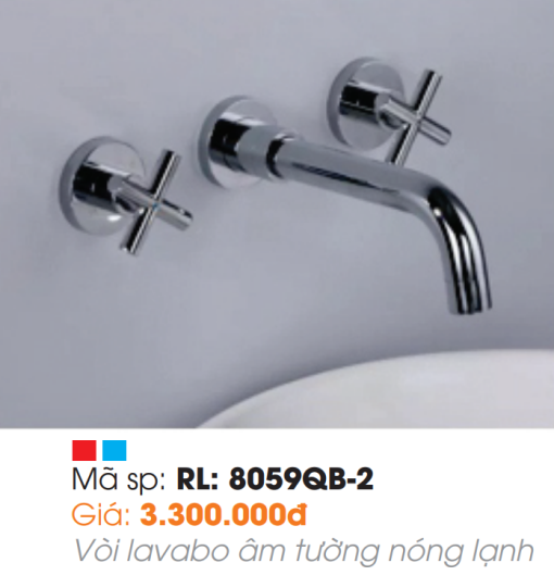 Vòi Lavabo Âm Tường Roland RL-8059QB-2 - 3