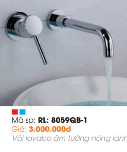 Vòi Lavabo Âm Tường Roland RL-8059QB-1 - 8 Vòi Lavabo Âm Tường Roland RL-8059QB-1 - 7