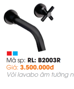 Vòi Lavabo Âm Tường Roland RL-B2003R - 7