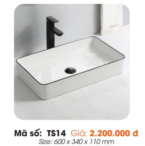 Tô Lavabo Sứ Roland TS14 - 3