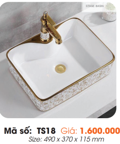 Tô Lavabo Sứ Roland TS18 - 8 Tô Lavabo Sứ Roland TS18 - 7
